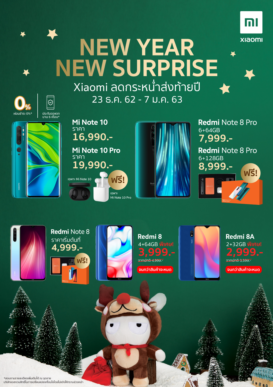 Xiaomi Thailand New Year Promotion