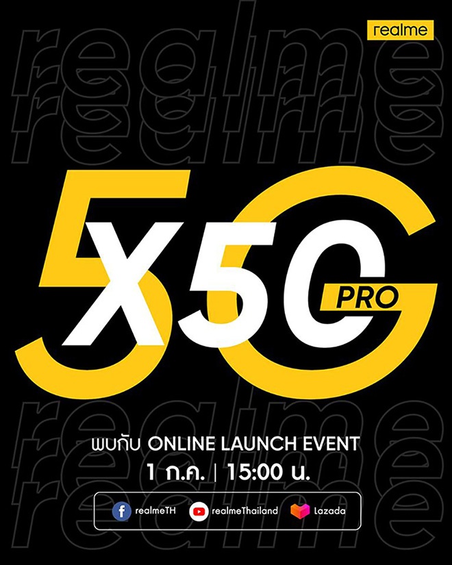 realme X50 Pro 5G Online Launch Event